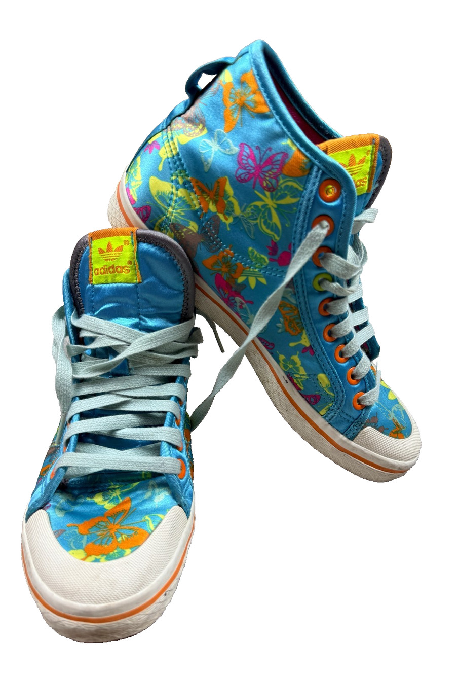 2008 adidas Originals Floral High Tops Women’s 6.5